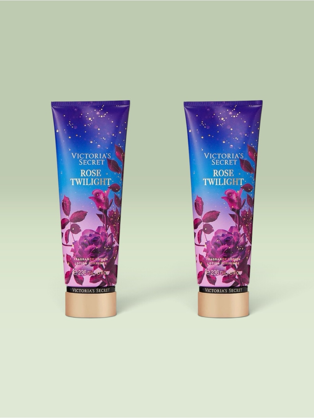 Victoria's Secret ROSE TWILIGHT Fragrance Lotion ~ 8 fl.oz. ( Lot of 2 )